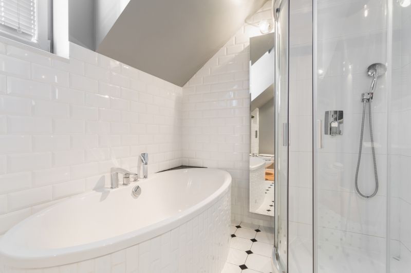 Modern Bathroom with New Bathtub
